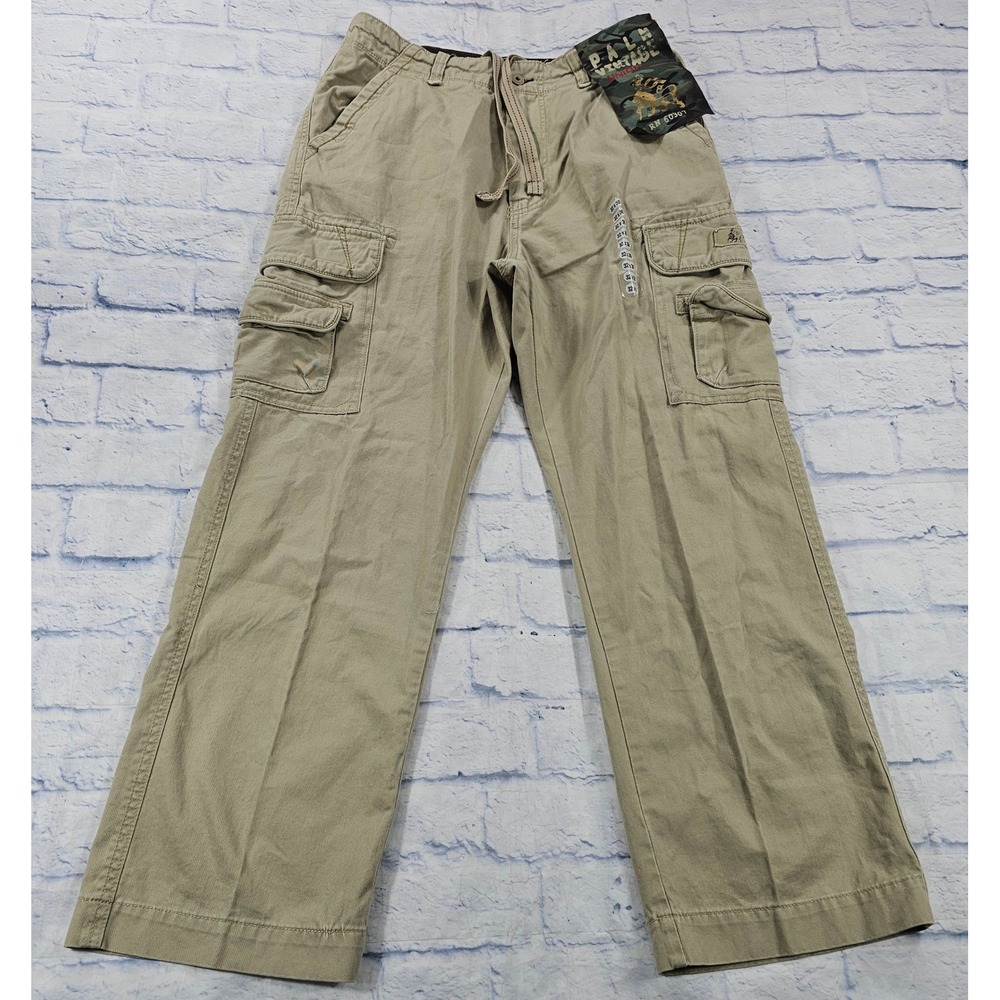 Unionbay Cargo Pants Mens 32x30 Tan Relaxed Fit Y2K Utility Gorpcore Workwear